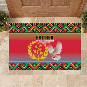 Eritrea 35 Years Of Independence Rubber Doormat 1991-2026 Freedom Legacy Pride