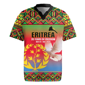 Eritrea 35 Years Of Independence Rugby Jersey 1991-2026 Freedom Legacy Pride