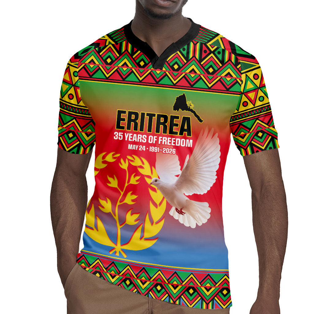 Eritrea 35 Years Of Independence Rugby Jersey 1991-2026 Freedom Legacy Pride