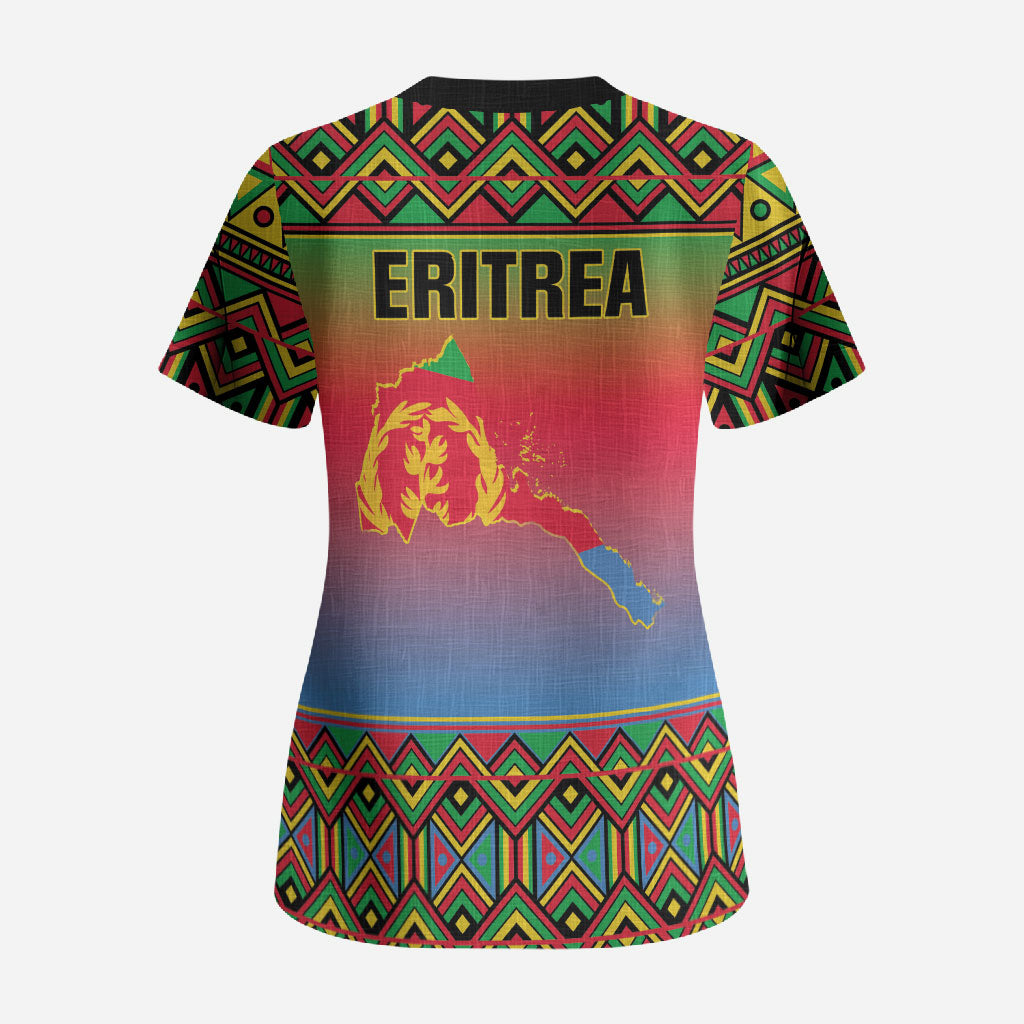 Eritrea 35 Years Of Independence Scrub Top 1991-2026 Freedom Legacy Pride