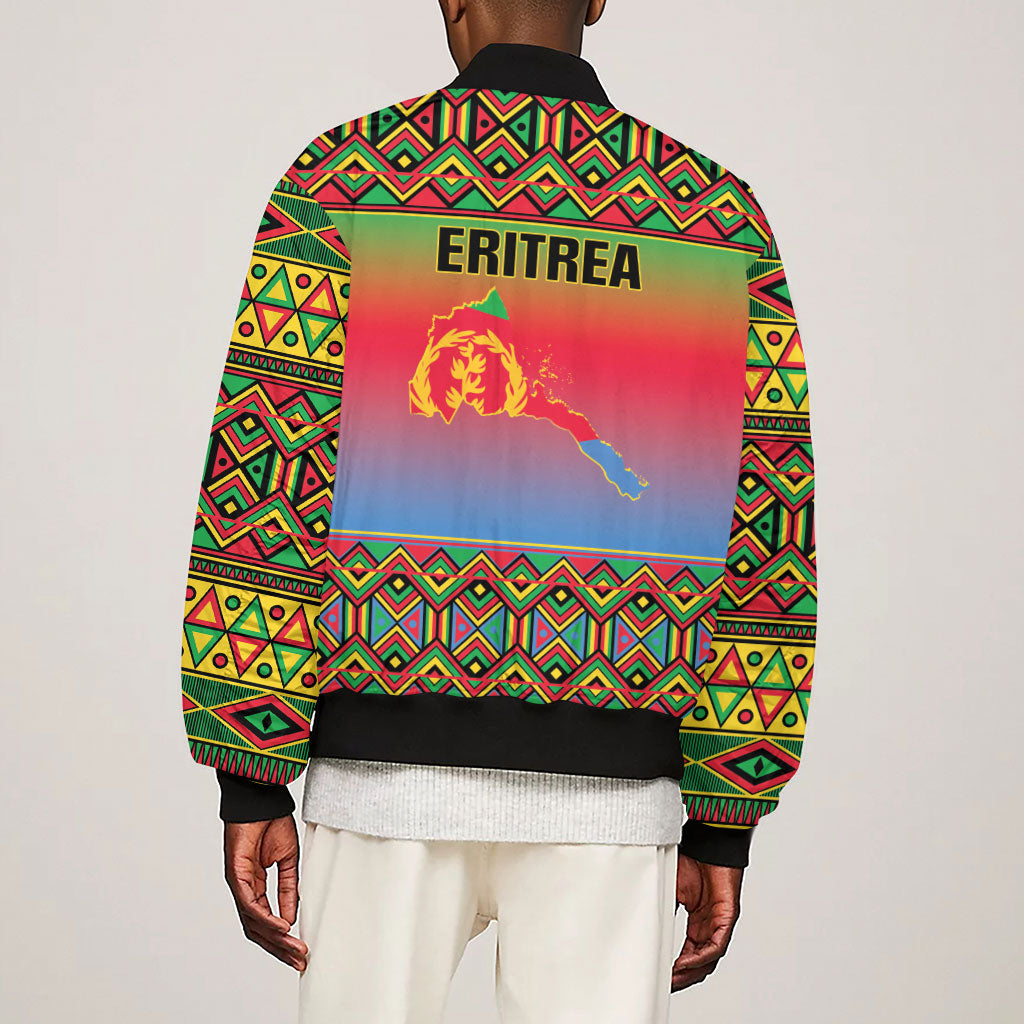 Eritrea 35 Years Of Independence Sleeve Zip Bomber Jacket 1991-2026 Freedom Legacy Pride