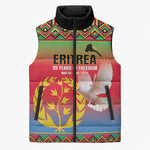Eritrea 35 Years Of Independence Sleeveless Puffer Jacket 1991-2026 Freedom Legacy Pride