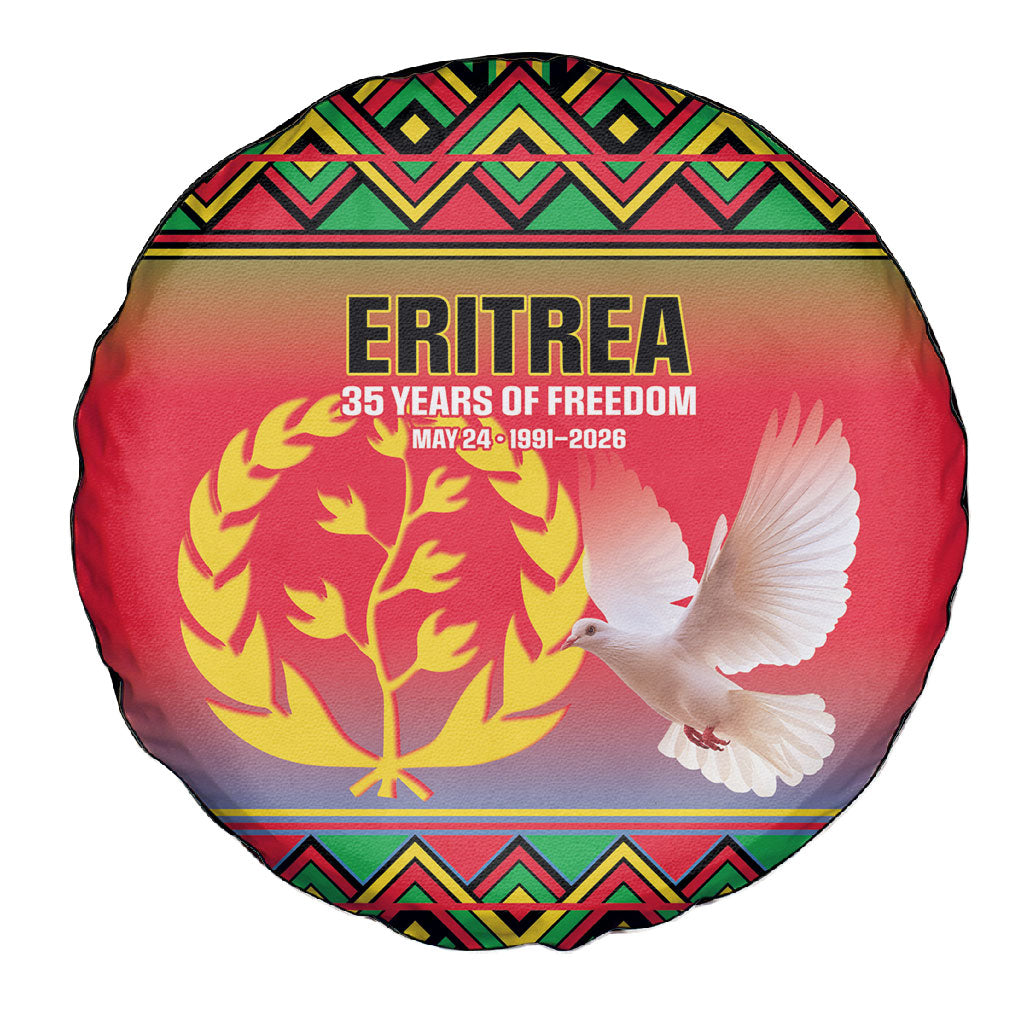 Eritrea 35 Years Of Independence Spare Tire Cover 1991-2026 Freedom Legacy Pride