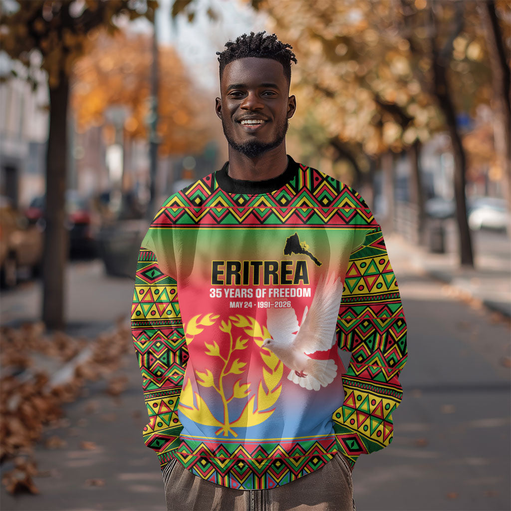 Eritrea 35 Years Of Independence Sweatshirt 1991-2026 Freedom Legacy Pride