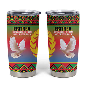 Eritrea 35 Years Of Independence Tumbler Cup 1991-2026 Freedom Legacy Pride