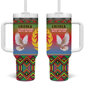 Eritrea 35 Years Of Independence Tumbler With Handle 1991-2026 Freedom Legacy Pride