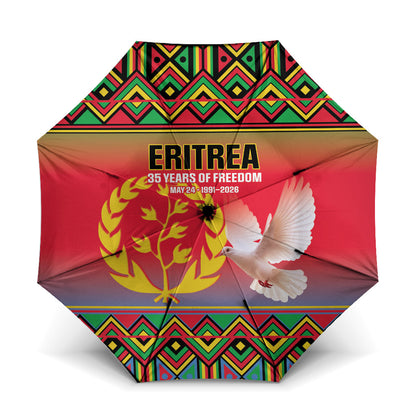 Eritrea 35 Years Of Independence Umbrella 1991-2026 Freedom Legacy Pride