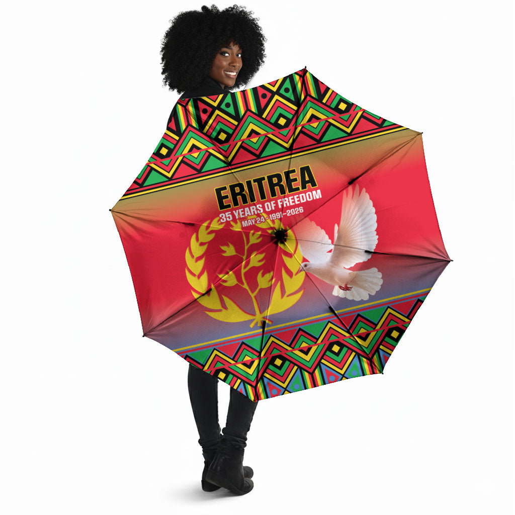 Eritrea 35 Years Of Independence Umbrella 1991-2026 Freedom Legacy Pride