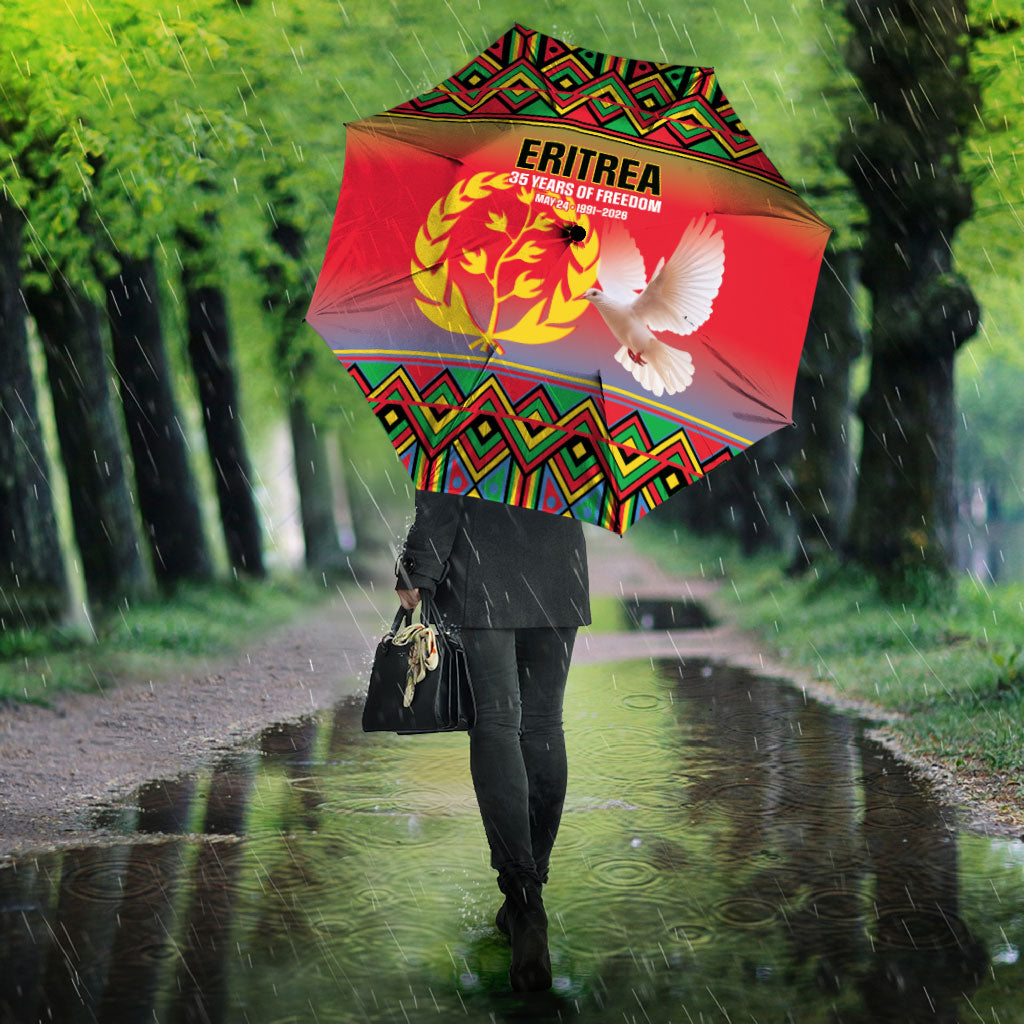 Eritrea 35 Years Of Independence Umbrella 1991-2026 Freedom Legacy Pride