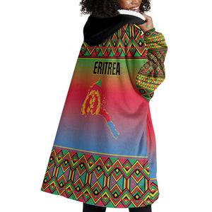 Eritrea 35 Years Of Independence Wearable Blanket Hoodie 1991-2026 Freedom Legacy Pride