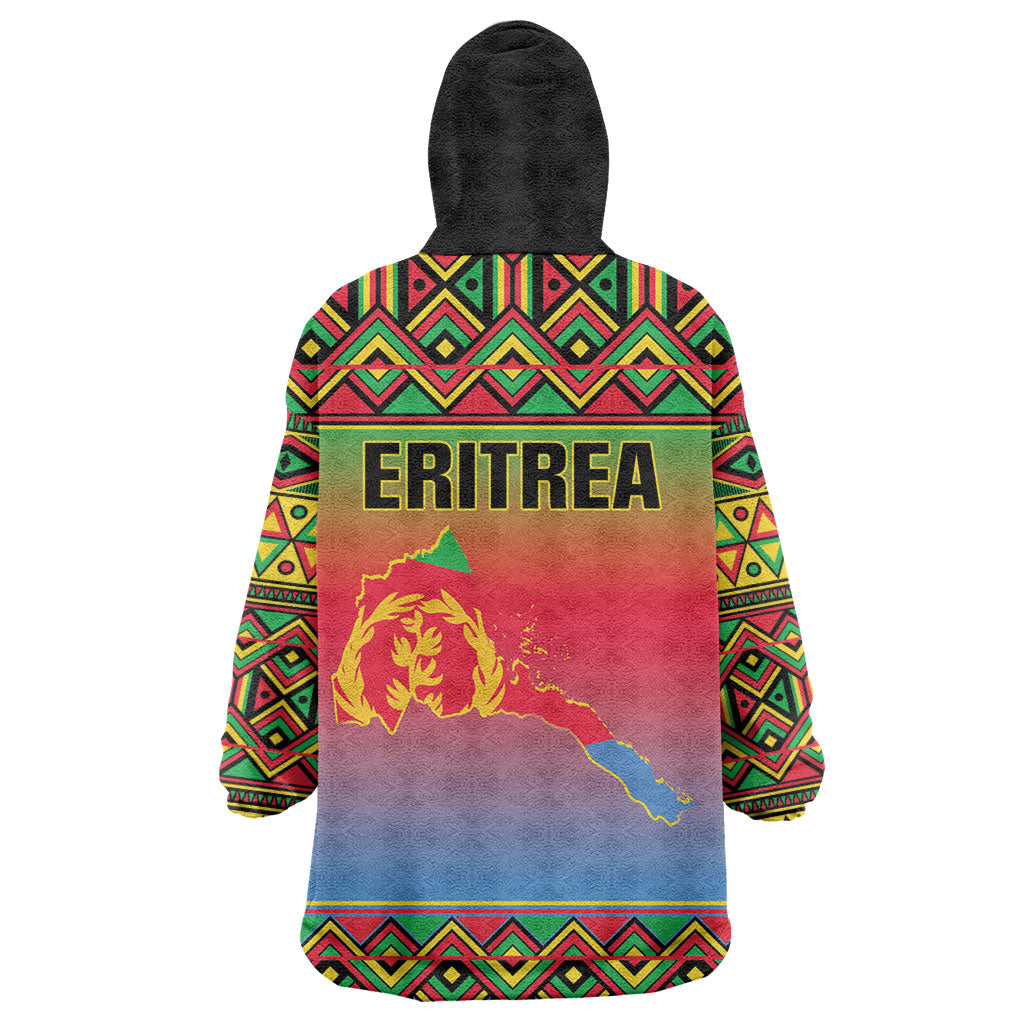 Eritrea 35 Years Of Independence Wearable Blanket Hoodie 1991-2026 Freedom Legacy Pride