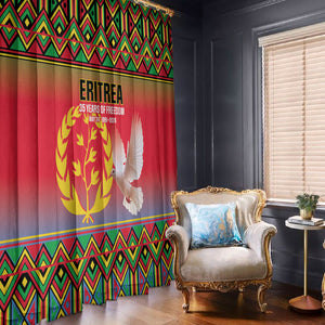 Eritrea 35 Years Of Independence Window Curtain 1991-2026 Freedom Legacy Pride