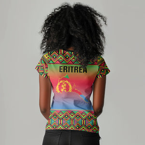 Eritrea 35 Years Of Independence Women V-Neck T-Shirt 1991-2026 Freedom Legacy Pride