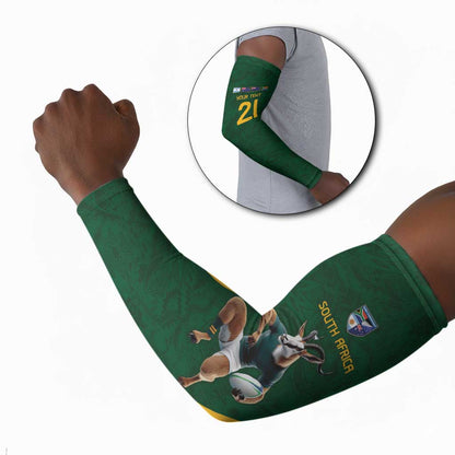 South Africa Rugby Custom Arm Sleeves Glory Be To Springboks