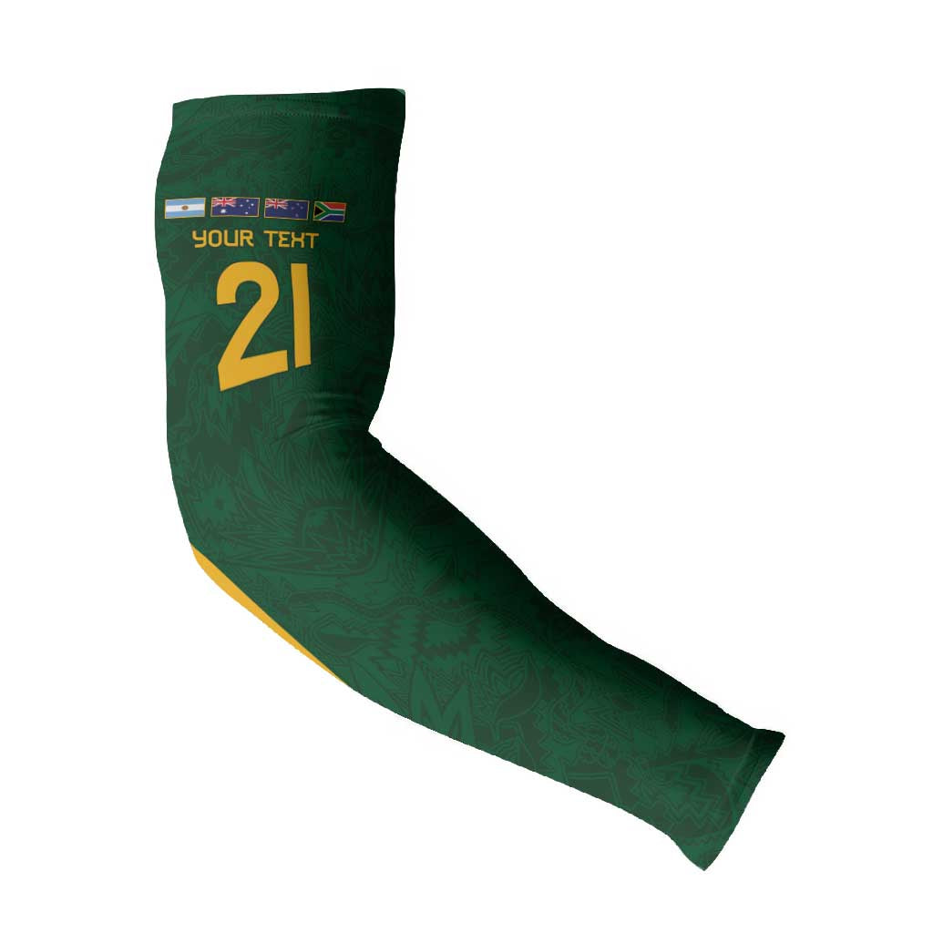 South Africa Rugby Custom Arm Sleeves Glory Be To Springboks