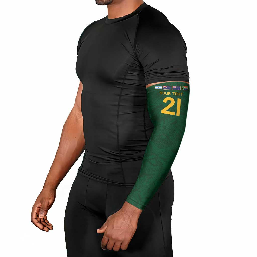 South Africa Rugby Custom Arm Sleeves Glory Be To Springboks