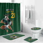 South Africa Rugby Custom Bathroom Set Glory Be To Springboks
