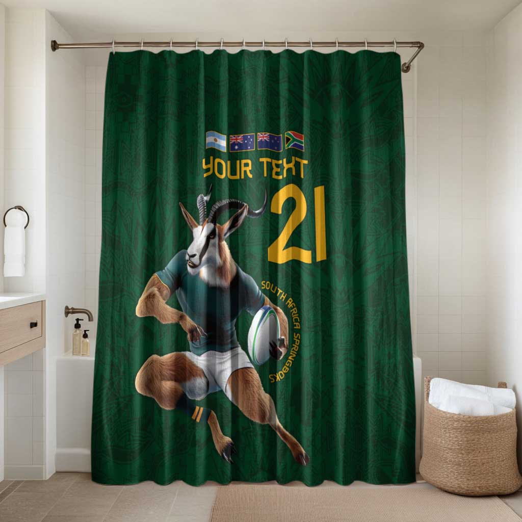 South Africa Rugby Custom Bathroom Set Glory Be To Springboks