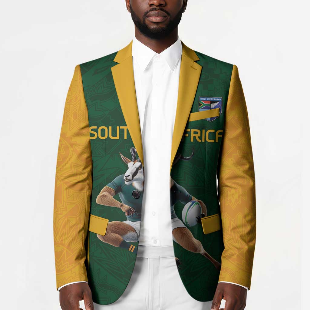 South Africa Rugby Custom Blazer Glory Be To Springboks