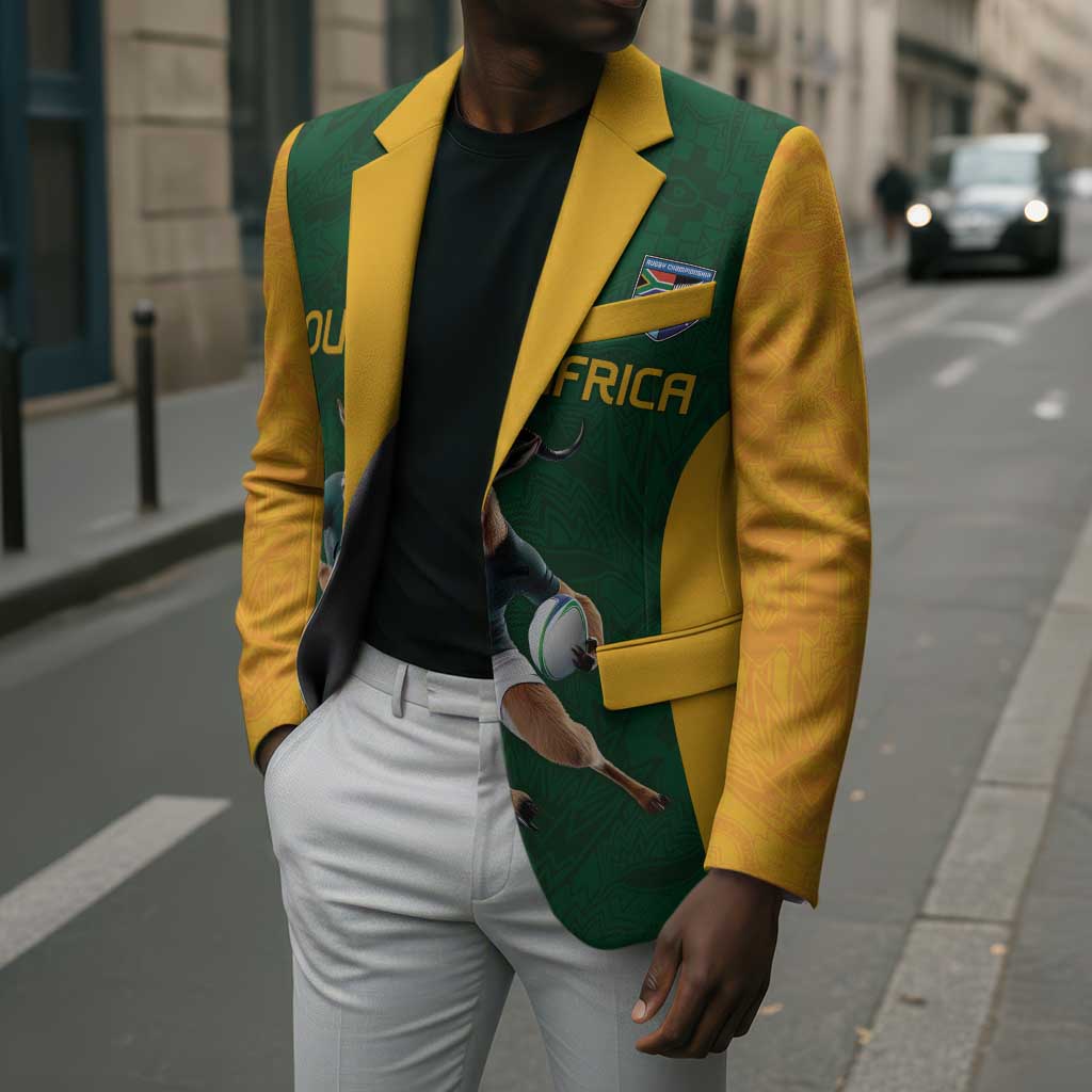 South Africa Rugby Custom Blazer Glory Be To Springboks