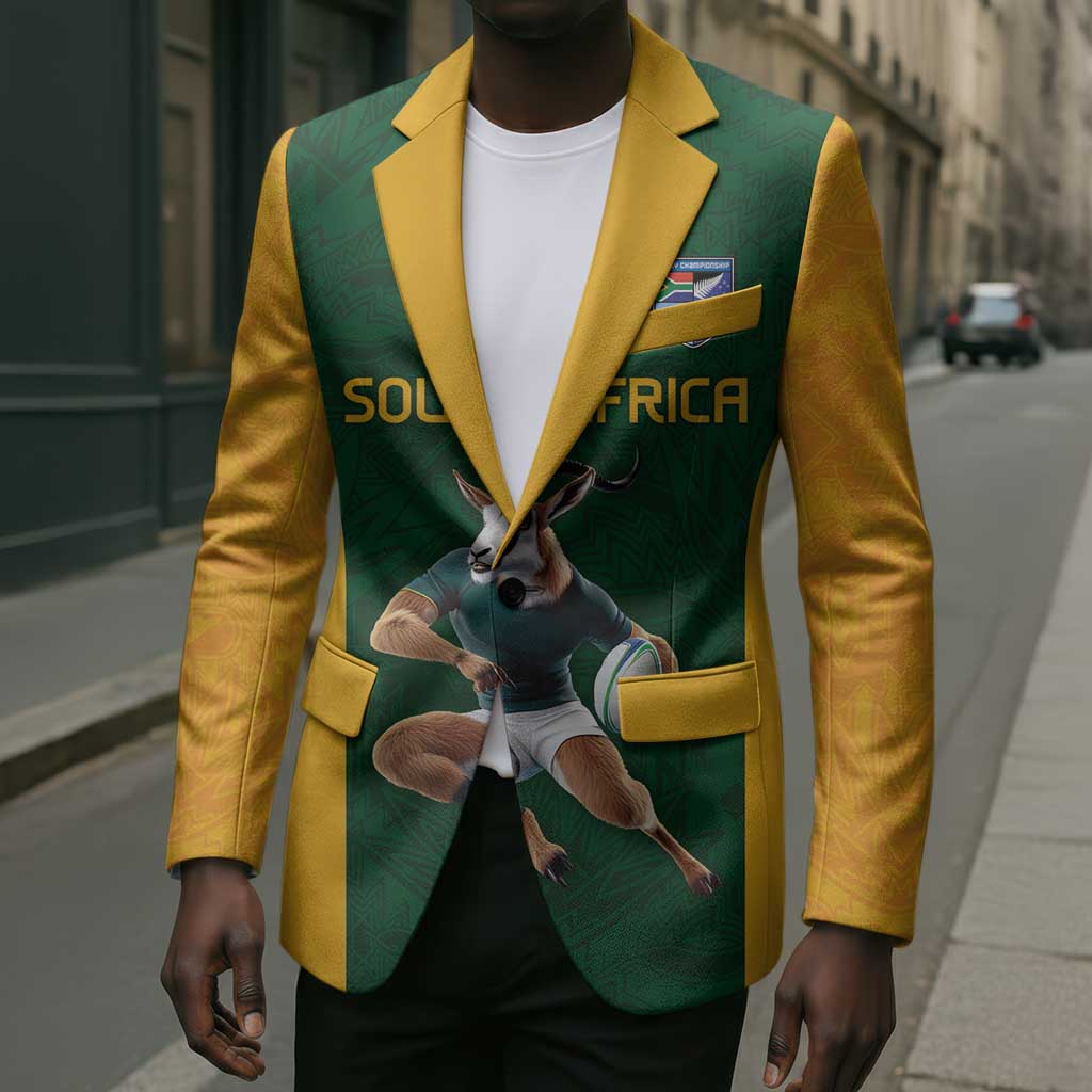 South Africa Rugby Custom Blazer Glory Be To Springboks