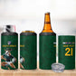 South Africa Rugby Custom 4 in 1 Can Cooler Tumbler Glory Be To Springboks - African Pride