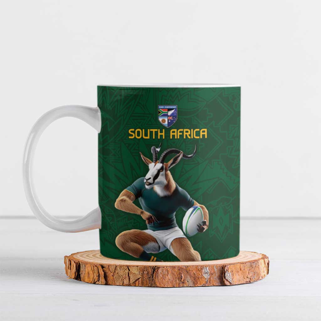 South Africa Rugby Custom Ceramic Mug Glory Be To Springboks