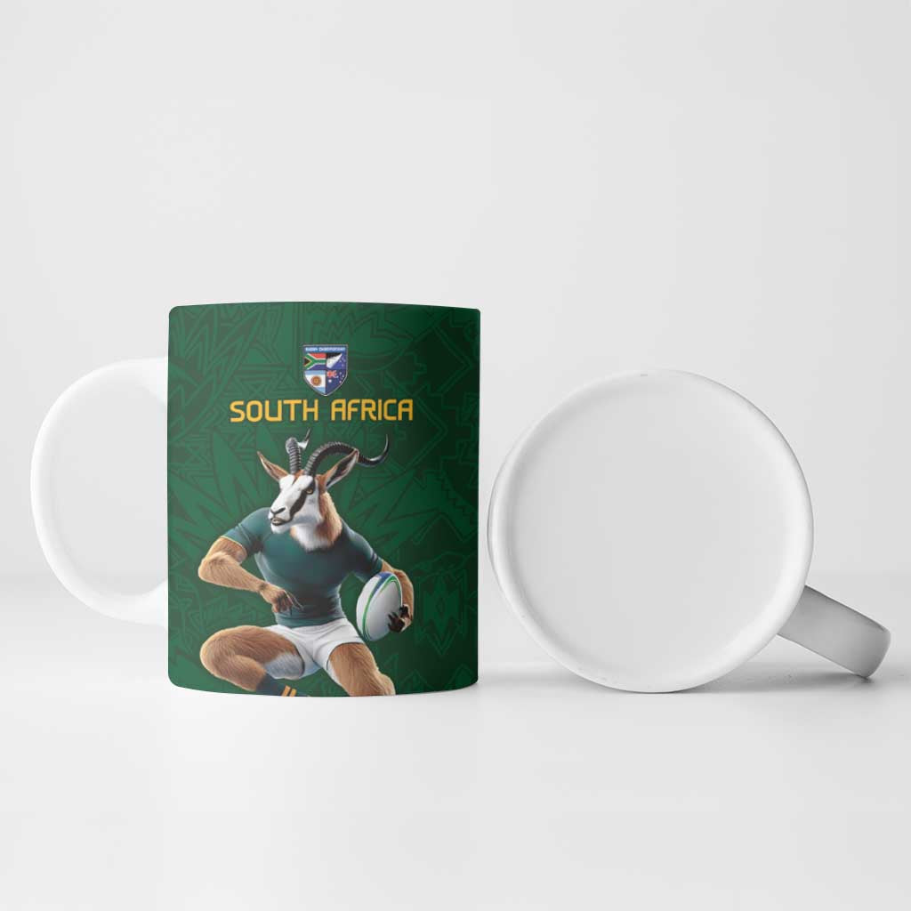 South Africa Rugby Custom Ceramic Mug Glory Be To Springboks