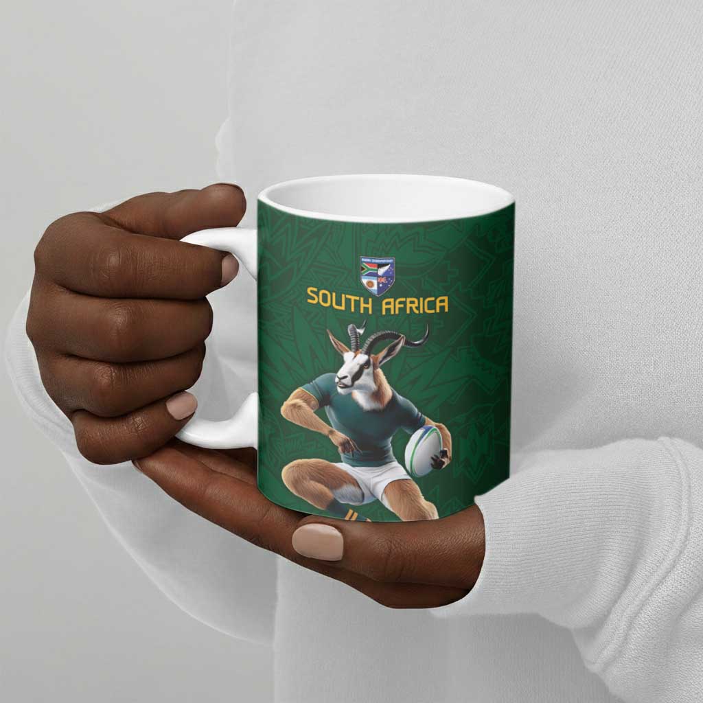 South Africa Rugby Custom Ceramic Mug Glory Be To Springboks