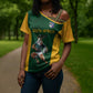 South Africa Rugby Custom Cross Shoulder Shirt Glory Be To Springboks