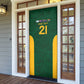 South Africa Rugby Custom Door Cover Glory Be To Springboks