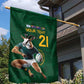 South Africa Rugby Custom Garden Flag Glory Be To Springboks - African Pride