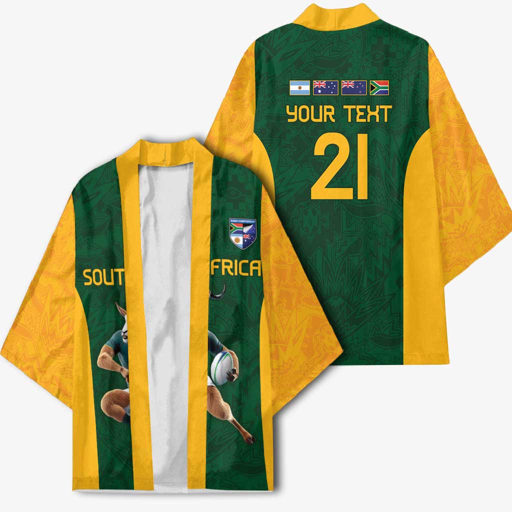 South Africa Rugby Custom Kimono Glory Be To Springboks