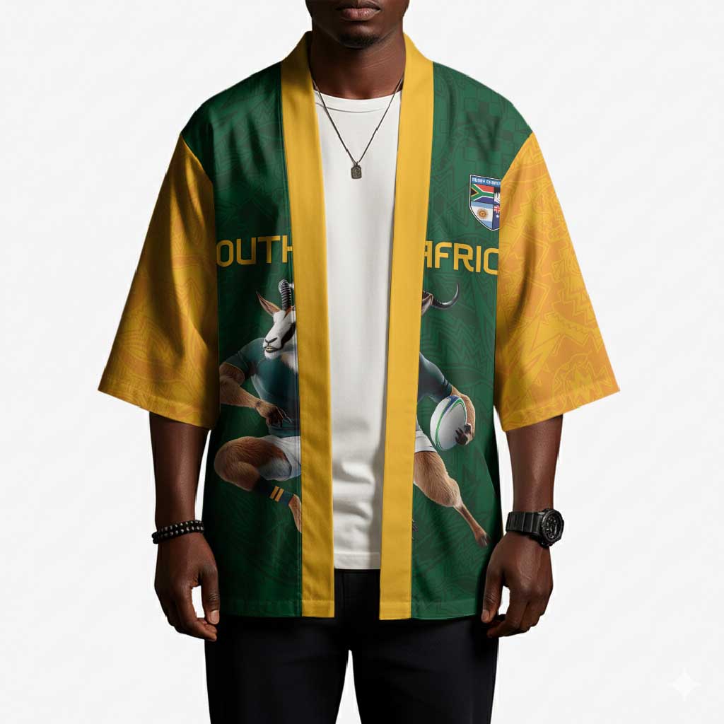 South Africa Rugby Custom Kimono Glory Be To Springboks