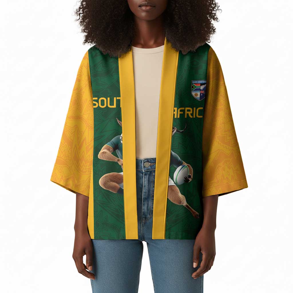 South Africa Rugby Custom Kimono Glory Be To Springboks