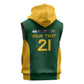 South Africa Rugby Custom Sleeveless Hoodie Glory Be To Springboks - African Pride