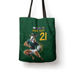 South Africa Rugby Custom Tote Bag Glory Be To Springboks