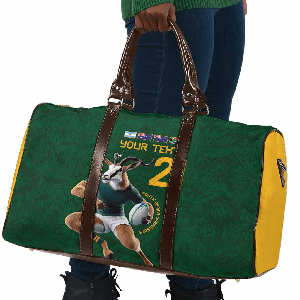 South Africa Rugby Custom Travel Bag Glory Be To Springboks