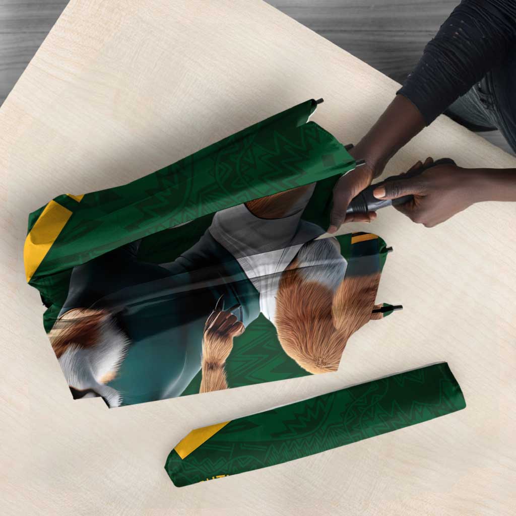 South Africa Rugby Custom Umbrella Glory Be To Springboks