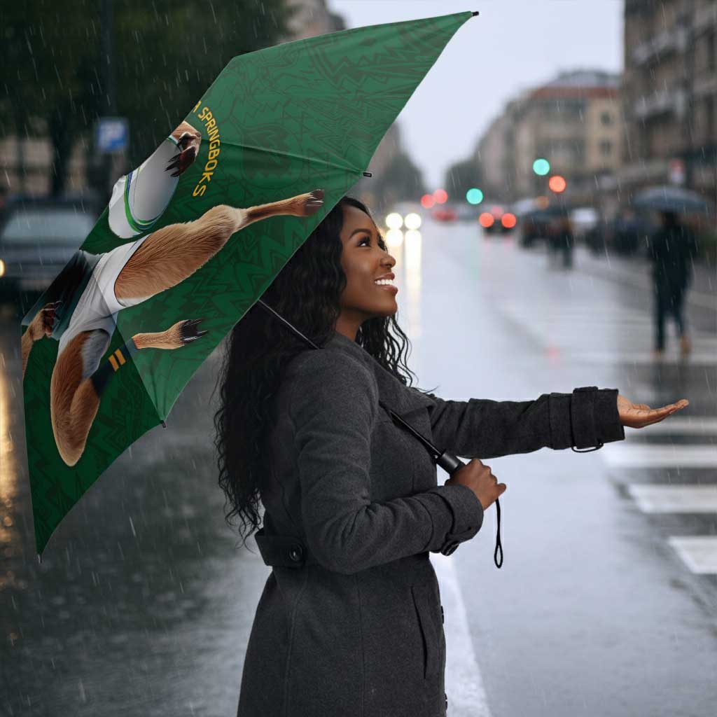 South Africa Rugby Custom Umbrella Glory Be To Springboks