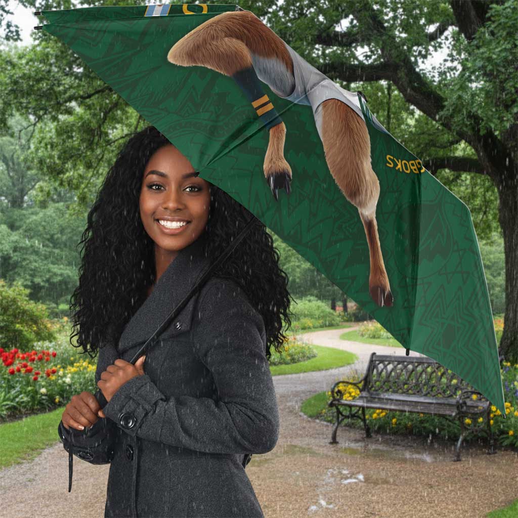 South Africa Rugby Custom Umbrella Glory Be To Springboks