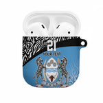 Botswana Cricket Custom AirPods Case Baggy Blues African Zebra Skins Pattern