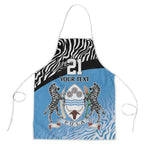 Botswana Cricket Custom Apron Baggy Blues African Zebra Skins Pattern