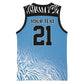 Botswana Cricket Custom Basketball Jersey Baggy Blues African Zebra Skins Pattern LT9