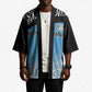 Botswana Cricket Custom Kimono Baggy Blues African Zebra Skins Pattern
