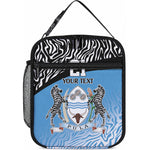 Botswana Cricket Custom Lunch Bag Baggy Blues African Zebra Skins Pattern