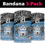 Botswana Cricket Custom Neck Gaiter Baggy Blues African Zebra Skins Pattern LT9