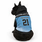 Botswana Cricket Custom Pet Hoodie Baggy Blues African Zebra Skins Pattern