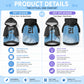 Botswana Cricket Custom Pet Hoodie Baggy Blues African Zebra Skins Pattern