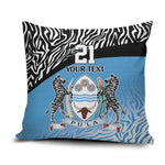 Botswana Cricket Custom Pillow Cover Baggy Blues African Zebra Skins Pattern